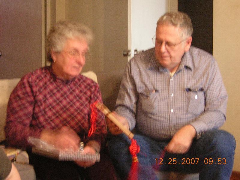 09 A wood carving for the Hogsetts.JPG